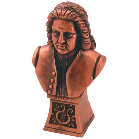 Bach bronze bust