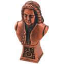Bach bronze bust