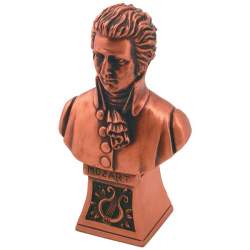 Mozart bronze bust