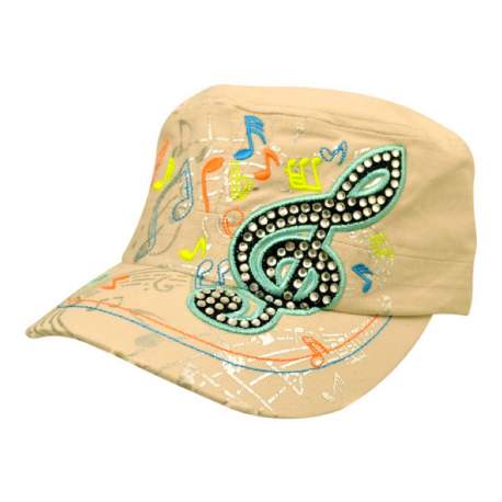 Casquette Rhinestone (kaki)