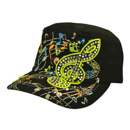 Casquette Rhinestone (noir)