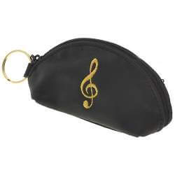 G-clef keychain coin holder