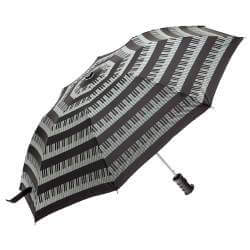 "piano" zwarte paraplu