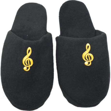 G-clef slippers