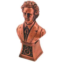 Chopin bronzen borstbeeld