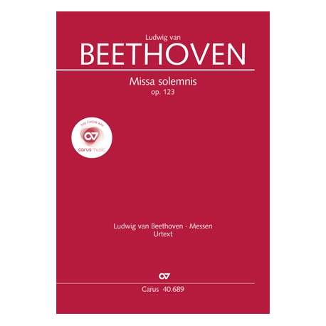 Beethoven - Missa Solemnis op.123. Réduction chant et piano
