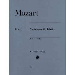 Mozart - Variations pour piano