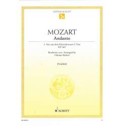 Mozart - Andante (from piano concerto in C major K.467) for piano