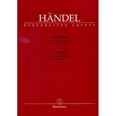 Händel -Arialbum aus Händels Opern für Tenor