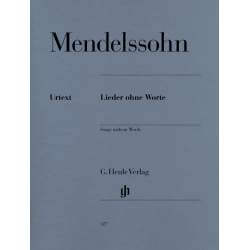 Mendelssohn - Chansons sans paroles pour piano