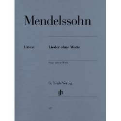 Mendelssohn - Lieder ohne Worte voor piano