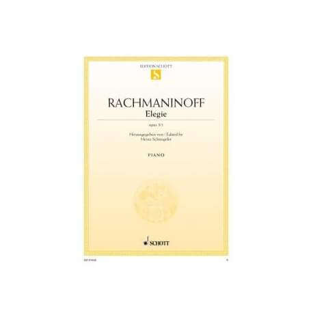 Rachmaninov - Elegie op.3/1 pour piano