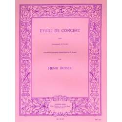 Busser - Etude de concert pour trombone et piano