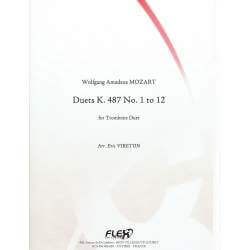 Mozart - Duets K. 487 N° 1 à 12 pour 2 trombones