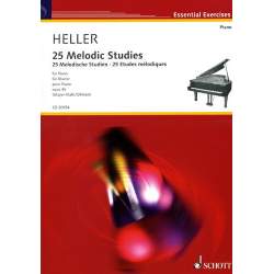 Heller - 25 études mélodiques pour piano