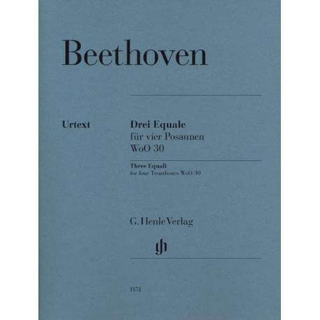 Beethoven - Drei Equale WoO 30 pour 4 trombones