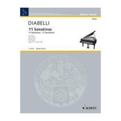 Diabelli - 11 Sonatinas op.151 and op.168 for piano