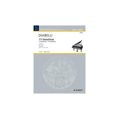 Diabelli - 11 Sonatinas op.151 and op.168 for piano