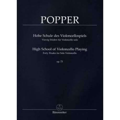 Popper - 40 Etudes op.73 pour violoncelle