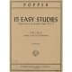 Popper - 15 easy studies op.76 en 73 voor cello