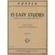 Popper - 15 easy studies op.76 et 73 pour violoncelle