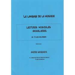 Waignein - Le langage de la musique - Lectures musicales animalières en 2 clés mélangées