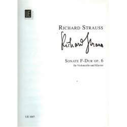 Strauss - Sonate en fa majeur op.6 pour violoncelle et piano