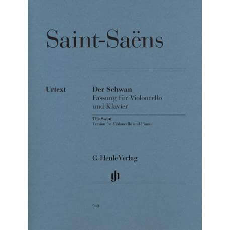 Saint-Saëns - The swan for cello and piano (Ed. Henle)