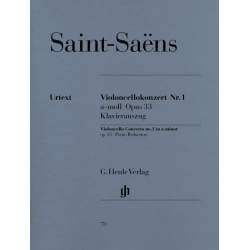Saint-Saëns - Concerto n°1 en la mineur op.33 pour violoncelle et piano (Ed. Henle)