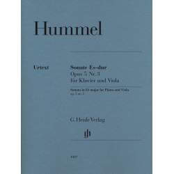 Hummel - Sonate in Es Dur voor altviool en piano