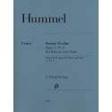 Hummel - Sonate en mib majeur pour alto et piano