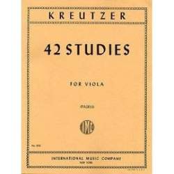 Kreutzer - 42 études pour alto