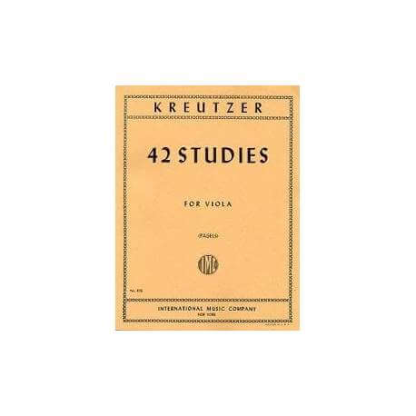 Kreutzer - 42 études pour alto