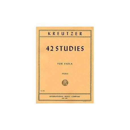 Kreutzer - 42 studies for viola