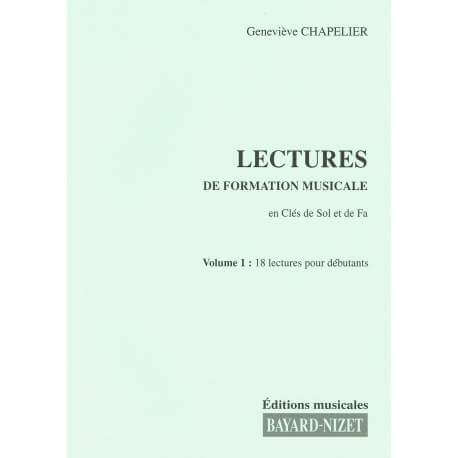 G. Chapelier - Lectures de formation musicale