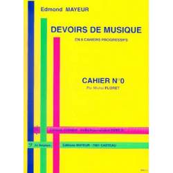 Mayeur - Devoirs de musique en 8 cahiers progressifs