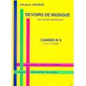 Mayeur - Devoirs de musique en 8 cahiers progressifs