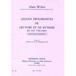 Weber - Leçons Progressives de Lecture et de Rythme Vol 6