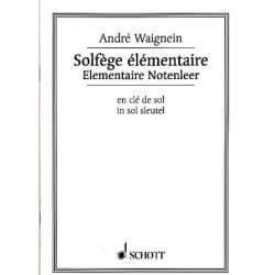 Waignein - Solfège Elémentaire in g-key