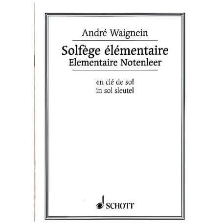 Waignein - Solfège Elémentaire en clé de sol