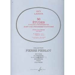 Lacour - 50 Etudes faciles et progressives for oboe