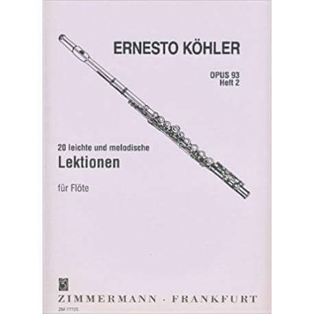 Köhler - 20 studies easy and melodics op.93 vol 2 for flute