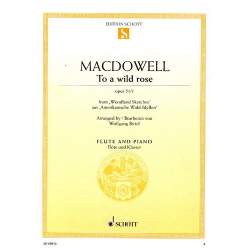Macdowell - To a wild rose opus 51/1 voor fluit en piano