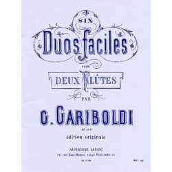 Gariboldi - Six duos faciles op.145 pour deux flûtes