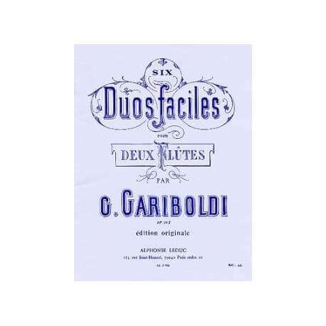Gariboldi - Six duos faciles op.145 for 2 flutes