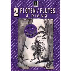 Mozart - La flûte enchantée pour 2 flûtes et piano (Ed. Universal)
