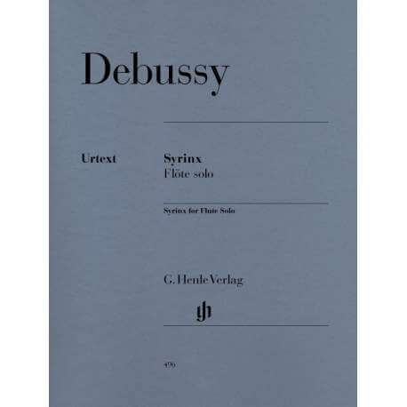 Debussy - Syrinx pour flûte (ed. Henle)