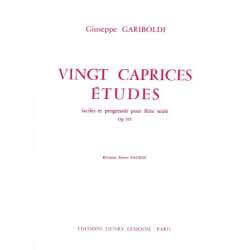 Gariboldi - Vingt Caprices études faciles et progressifs pour flûte seule op.333