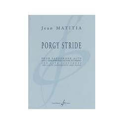 Matitia - Porgy Stride for saxophone alto and piano