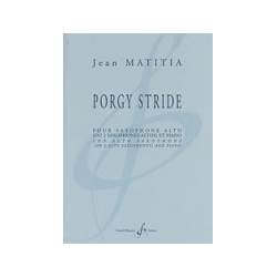 Matitia - Porgy Stride pour saxophone alto et piano